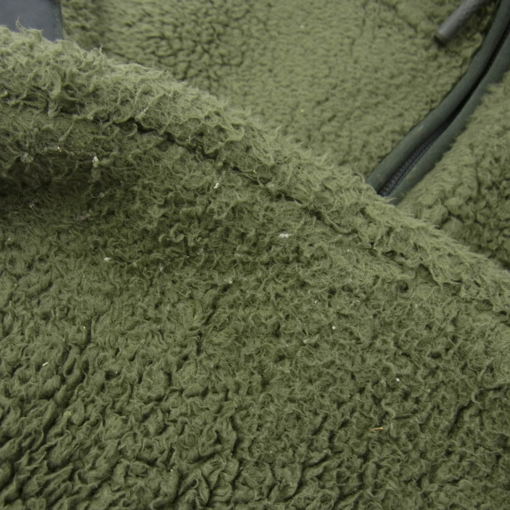 THE NORTH FACE ノースフェイス NF0A3YRS CAMPSHIRE PULLOVER HOODIES シェルパ フリース プルオーバー フーディ フリース ジャケット カーキ系 L【中古】