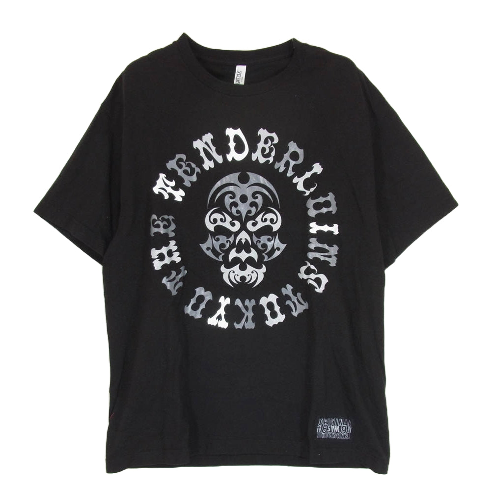 TENDERLOIN テンダーロイン T-TEE BS ボルネオスカル プリント 半袖 Tシャツ ブラック系 L【中古】