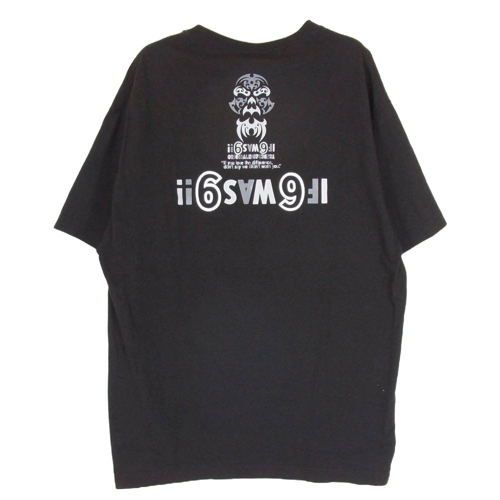 TENDERLOIN テンダーロイン T-TEE BS ボルネオスカル プリント 半袖 Tシャツ ブラック系 L【中古】