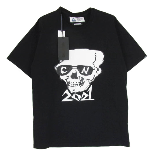 NEIGHBORHOOD ネイバーフッド 21SS CLG-TS-021-048 CHALLENGER チャレンジャー S/S 2021 SKULL Tee スカル 半袖 クルーネック Tシャツ ブラック系 XL【美品】【中古】