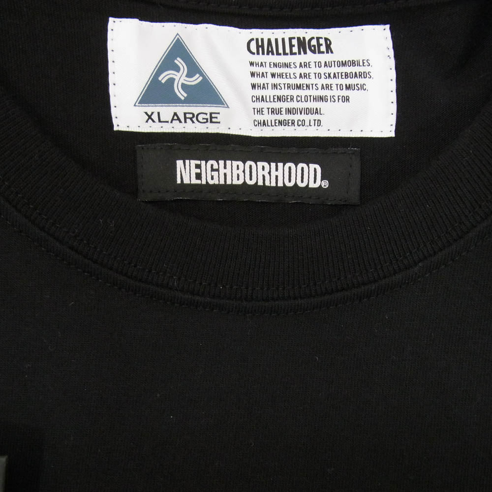 NEIGHBORHOOD ネイバーフッド 21SS CLG-TS-021-048 CHALLENGER チャレンジャー S/S 2021 SKULL Tee スカル 半袖 クルーネック Tシャツ ブラック系 XL【美品】【中古】