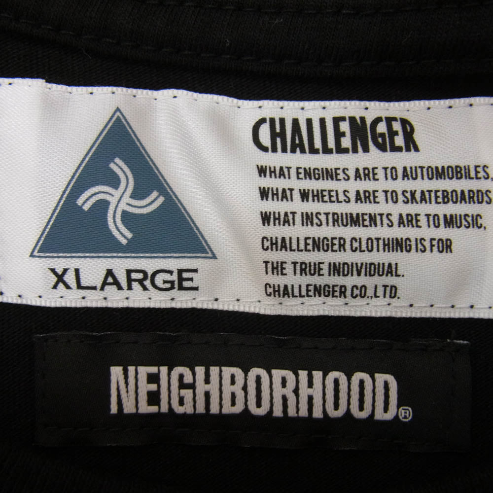 NEIGHBORHOOD ネイバーフッド 21SS CLG-TS-021-048 CHALLENGER チャレンジャー S/S 2021 SKULL Tee スカル 半袖 クルーネック Tシャツ ブラック系 XL【美品】【中古】