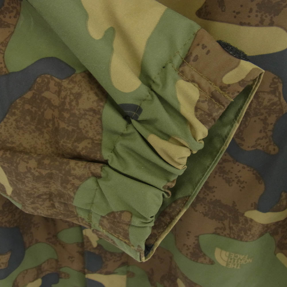 THE NORTH FACE ノースフェイス NP62234 NOVELTY SCOOP JACKET ノベルティ スクープ ジャケット マウンテン パーカー ナイロン ジャケット カモフラージュ カーキ系 XL【中古】