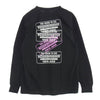 NEIGHBORHOOD ネイバーフッド 24SS 241GEASN-LTM01S × Anti Social Social Club アンチ ソーシャル ソーシャル クラブ プリント ロングスリーブ カットソー 長袖 ブラック系 XL【新古品】【未使用】【中古】