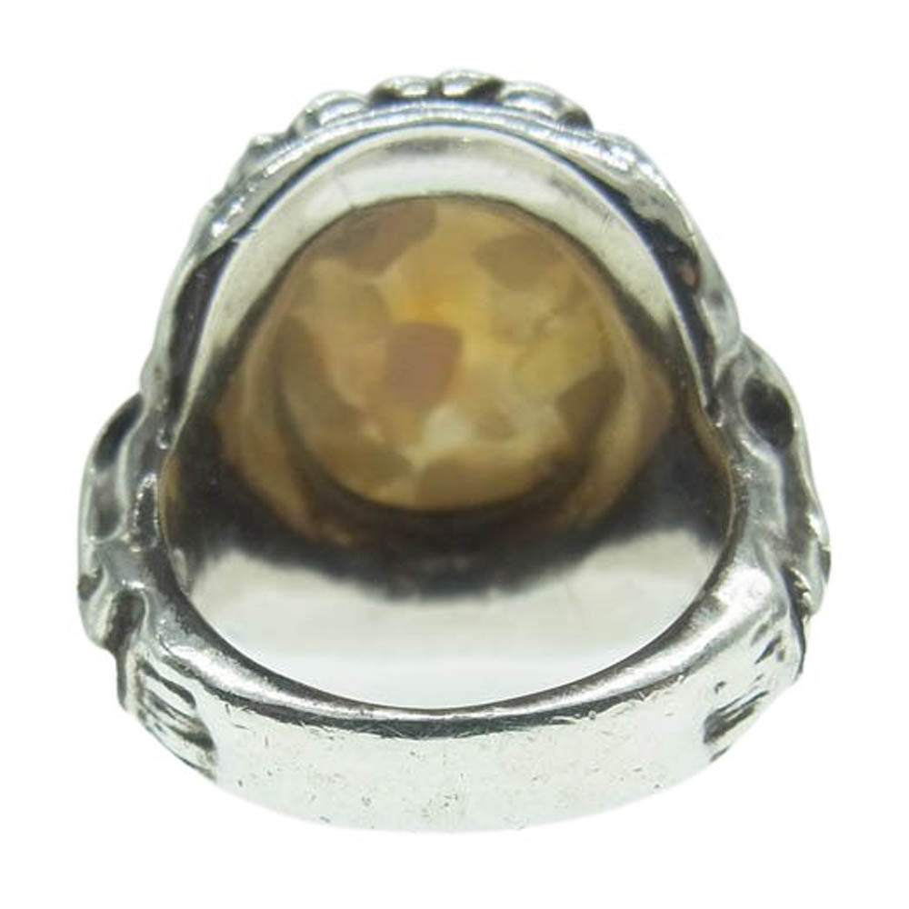 ALEX STREETER アレックスストリーター 2019年限定 ANGEL HEART RING K18スターカスタム オパールファイア エンジェルハート リング シルバー系 イエロー系 8.5号【中古】