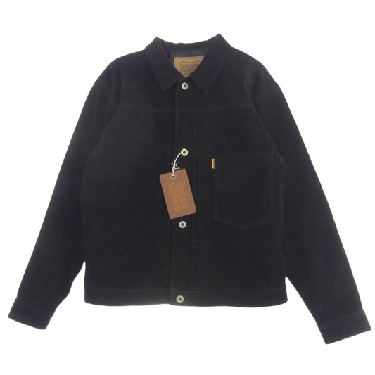 STANDARD CALIFORNIA スタンダードカリフォルニア S996 Official Store Limited SD Leather Jacket オフィシャルストア限定 オリジナル レザー ジャケット ブラック系 40【新古品】【未使用】【中古】