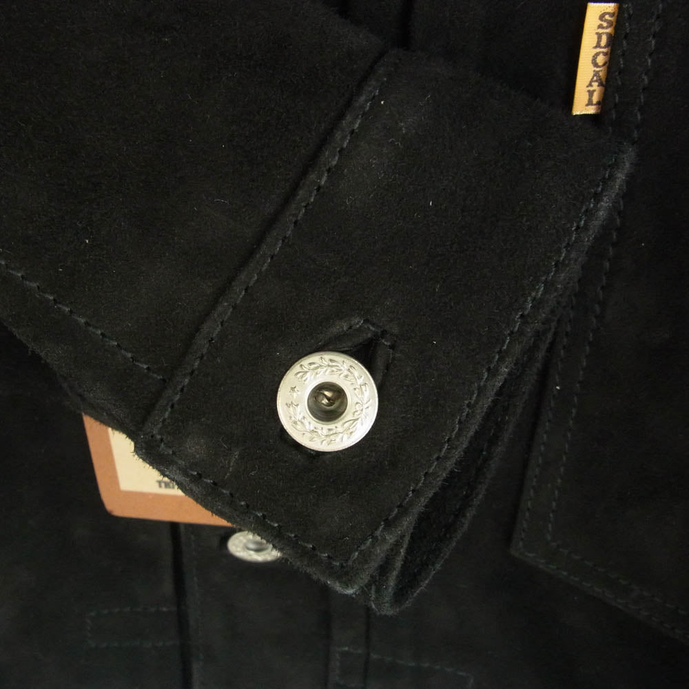 STANDARD CALIFORNIA スタンダードカリフォルニア S996 Official Store Limited SD Leather Jacket オフィシャルストア限定 オリジナル レザー ジャケット ブラック系 40【新古品】【未使用】【中古】