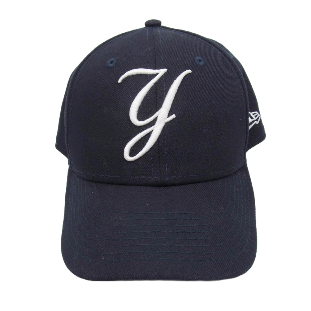 NEW ERA ニューエラ New York Yankees GORE-TEX ゴアテックス ニューヨークヤンキース 筆記体刺繍 ベースボール キャップ 帽子 ダークネイビー系 7 1/2【中古】