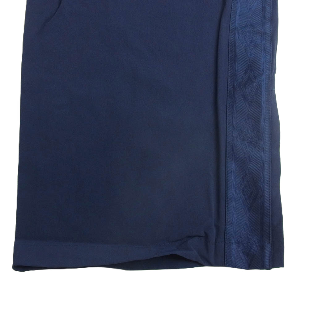 アンブロ 1214-499-8822 BEAUTY&YOUTH ビューティアンドユース別注 P/O TRACK PANTS サイドライン ロゴ ナイロン トラックパンツ ネイビー系 XL【中古】