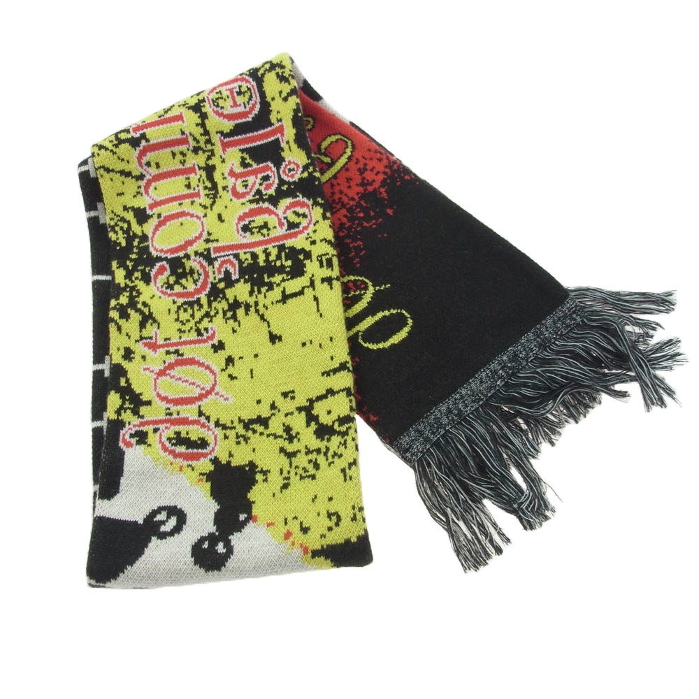 バル 24AW JACQUARD KNIT SOCCER SCARF MULTI ジャカード ニット サッカーマフラー フーリガン マフラー スカーフ【美品】【中古】