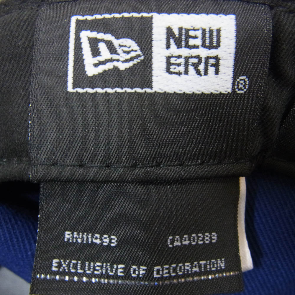 WTAPS ダブルタップス 23SS New Era ニューエラ WTロゴ刺繍 6パネル ベースボールキャップ 帽子 ブルー系 X04【中古】