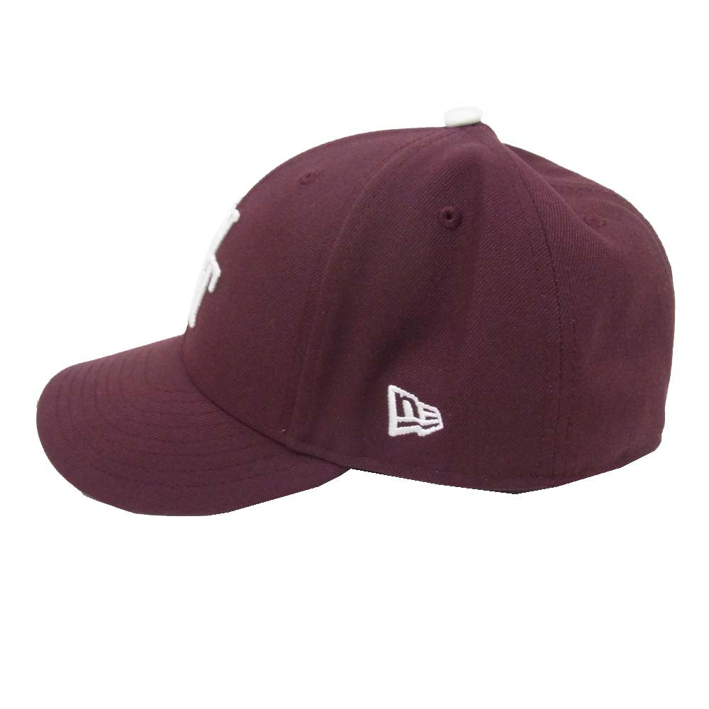 WTAPS ダブルタップス 24AW 242NENED-HT02 New Era ニューエラ WTロゴ刺繍 6パネル ベースボールキャップ 帽子 バーガンディ エンジ系 X03　【中古】