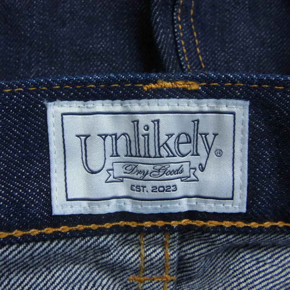 アンライクリー U24S-21-0001 Time Travel Jeans タイムトラベル ジーンズ デニム パンツ インディゴブルー系 M【新古品】【未使用】【中古】