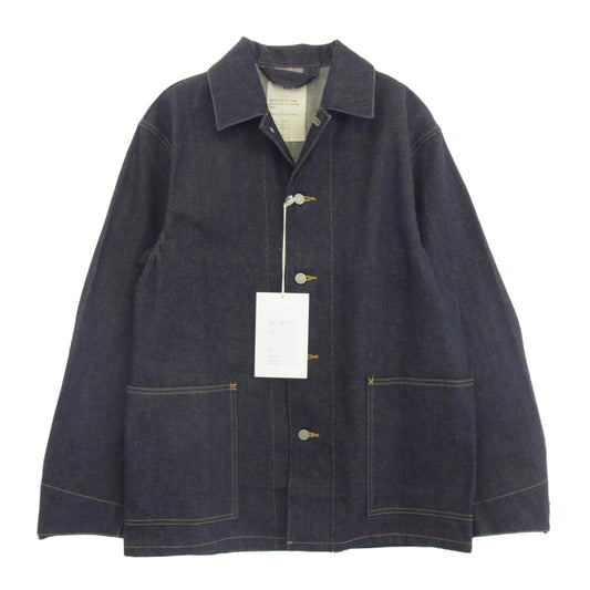 テクスト T19C-16BL01C Farmer Jacket long デニム ロング ジャケット インディゴブルー系 1【新古品】【未使用】【中古】