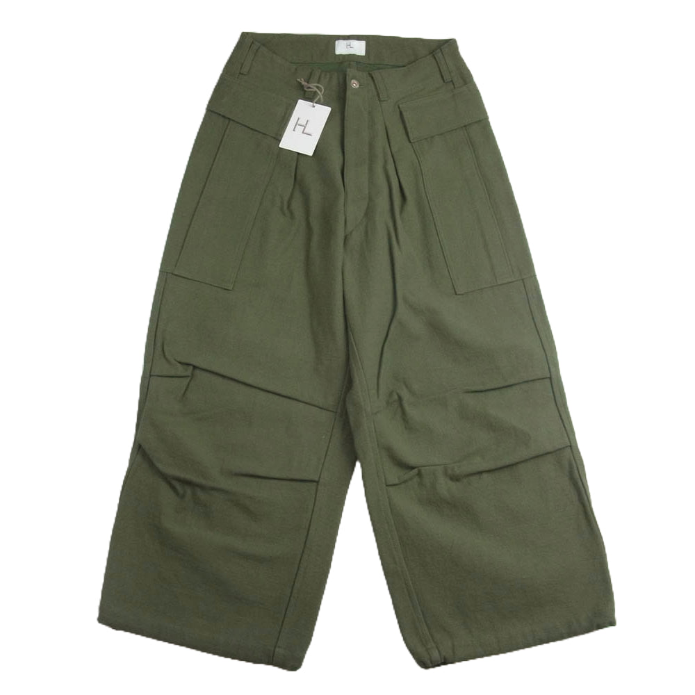 ヘリル 22-030-HL-8090-1 HL Denim Cargo Pants デニム カーゴ パンツ オリーブ系 1【新古品】【未使用】【中古】