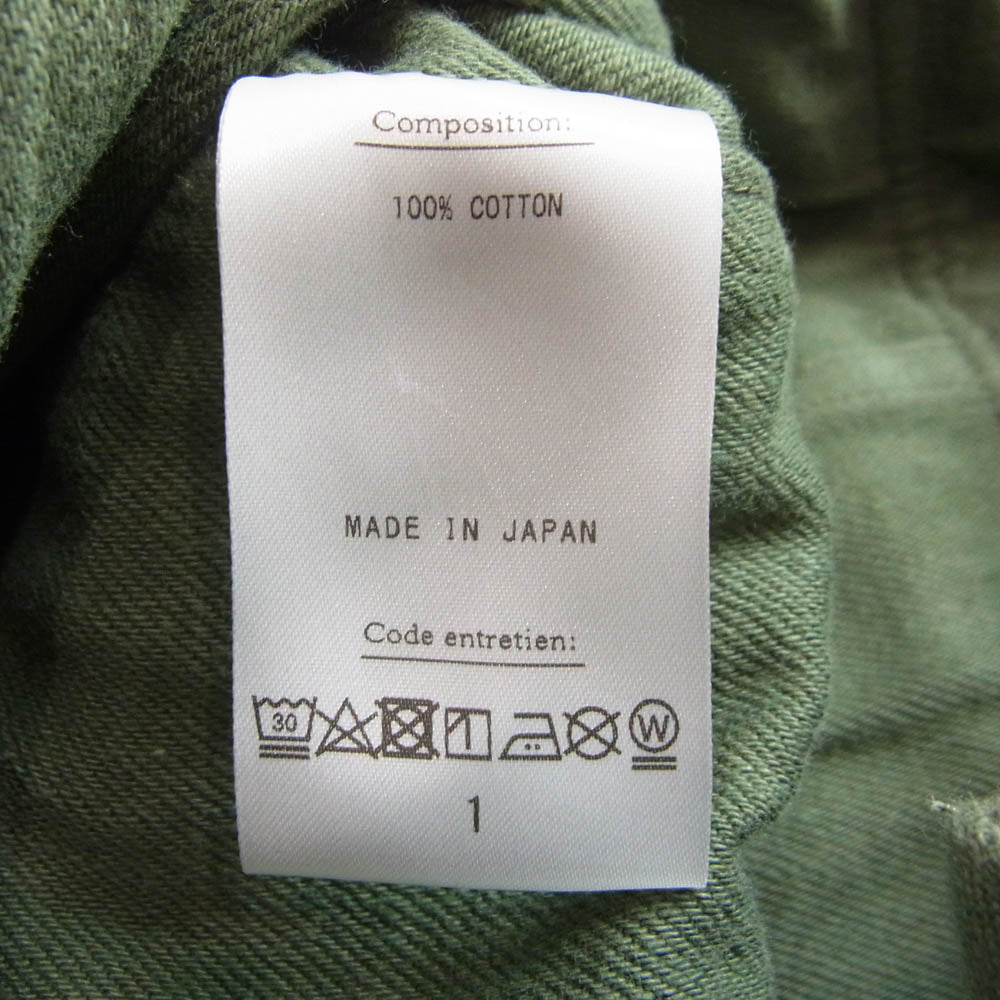 ヘリル 22-030-HL-8090-1 HL Denim Cargo Pants デニム カーゴ パンツ オリーブ系 1【新古品】【未使用】【中古】