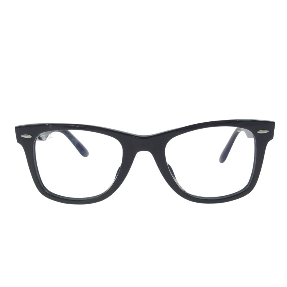 Ray-Ban レイバン 2140-F 901/5F WAYFARER ウェイファーラー サングラス 透過レンズ アイウェア フレーム：ブラック系 52□22　150【中古】