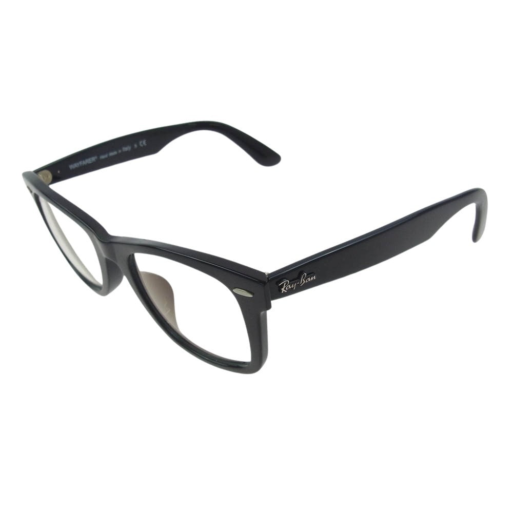 Ray-Ban レイバン 2140-F 901/5F WAYFARER ウェイファーラー サングラス 透過レンズ アイウェア フレーム：ブラック系 52□22　150【中古】