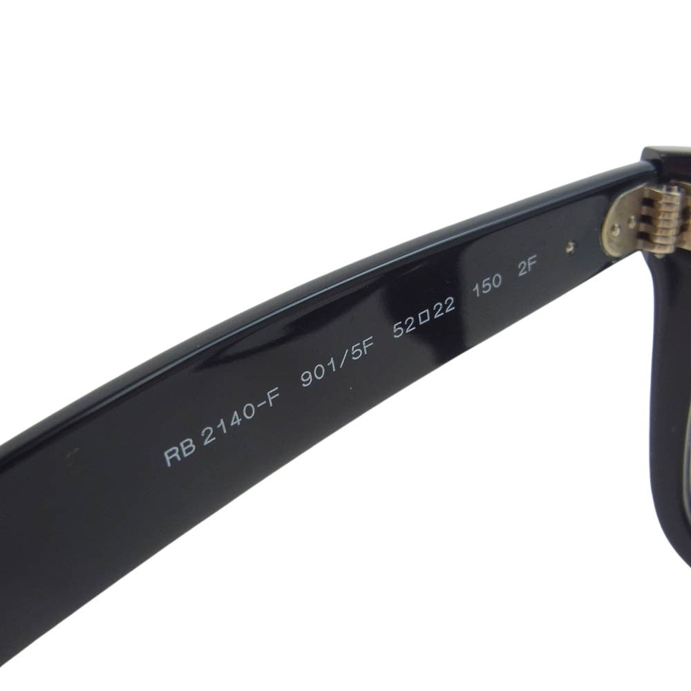 Ray-Ban レイバン 2140-F 901/5F WAYFARER ウェイファーラー サングラス 透過レンズ アイウェア フレーム：ブラック系 52□22　150【中古】
