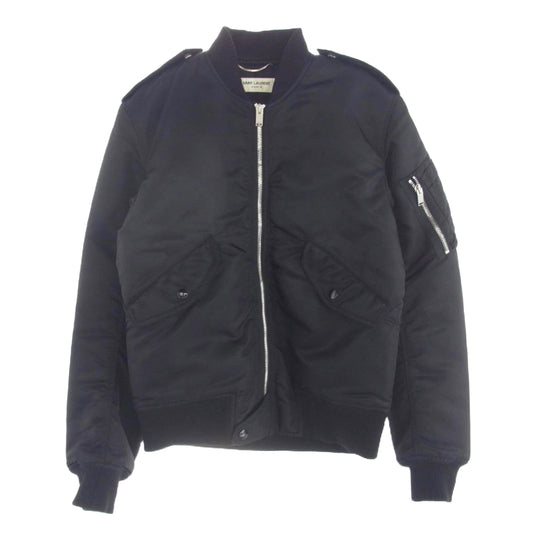 SAINT LAURENT サンローラン 15AW 397643 YYL45 エディ期 クラシック ボンバー ジャケット ブラック系【中古】