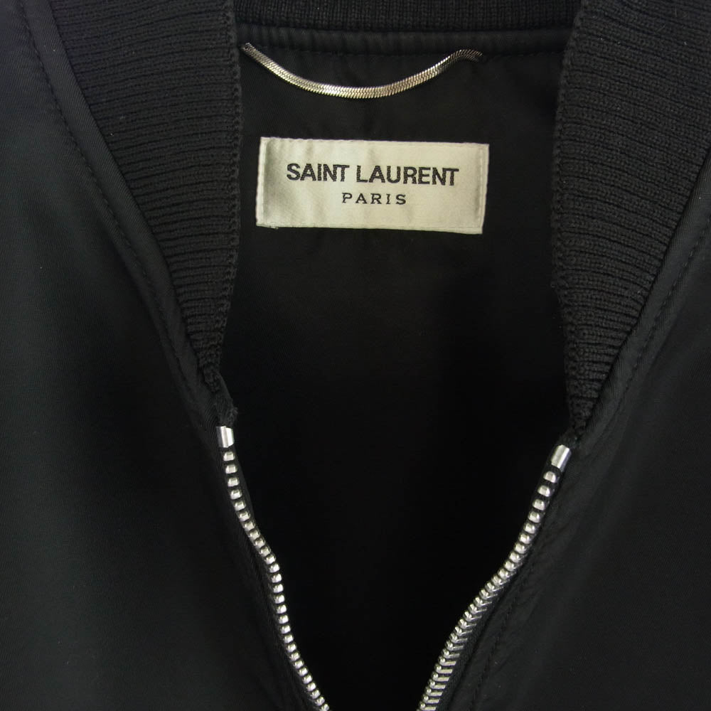 SAINT LAURENT サンローラン 15AW 397643 YYL45 エディ期 クラシック ボンバー ジャケット ブラック系【中古】