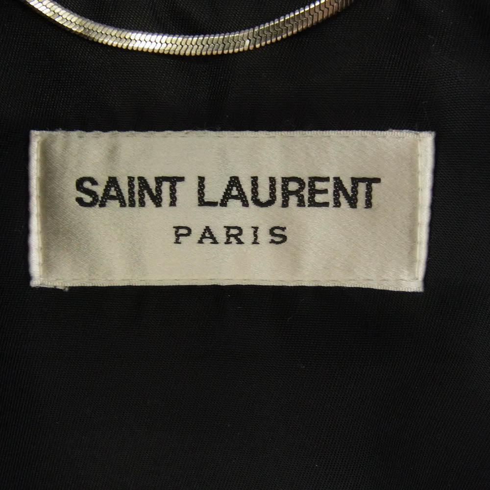 SAINT LAURENT サンローラン 15AW 397643 YYL45 エディ期 クラシック ボンバー ジャケット ブラック系【中古】
