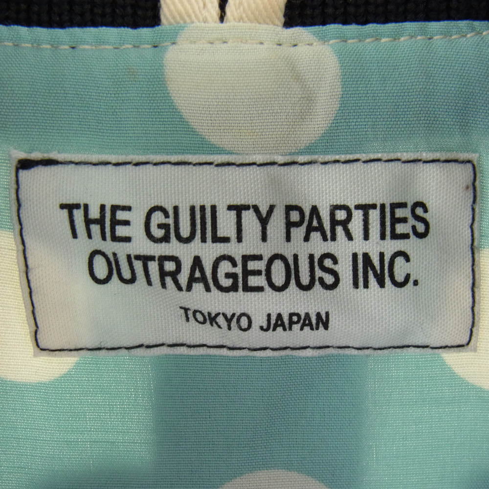 WACKO MARIA ワコマリア 13SS 13SS-OUT-08 GUILTYPARTIES ワイド ストライプ ブルゾン ジャケット ホワイト系 ブルー系 S【中古】
