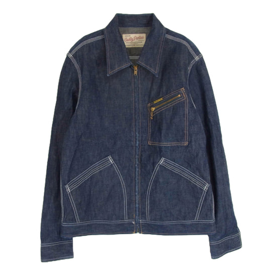 WACKO MARIA ワコマリア GUILTYPARTIES ジップアップ デニム ジャケット インディゴブルー系 M【中古】