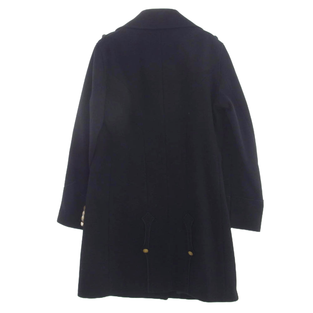 WACKO MARIA ワコマリア 09AW 09AW-OUT-75 GUILTYPARTIES Pコート ウール コート ブラック系 S【中古】
