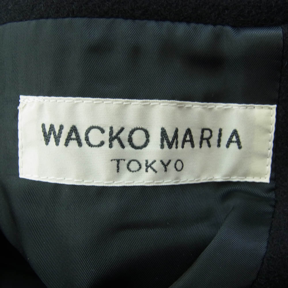WACKO MARIA ワコマリア 09AW 09AW-OUT-75 GUILTYPARTIES Pコート ウール コート ブラック系 S【中古】