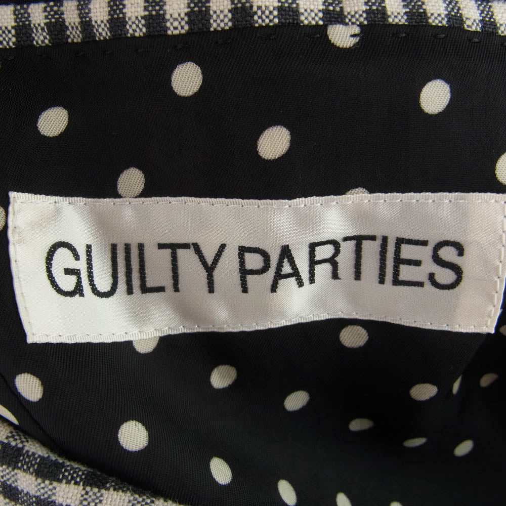WACKO MARIA ワコマリア 12SS 12SS-GGM-JKT02 ギンガム チェック 2B テーラードジャケット ブラック系 ホワイト系 S【中古】