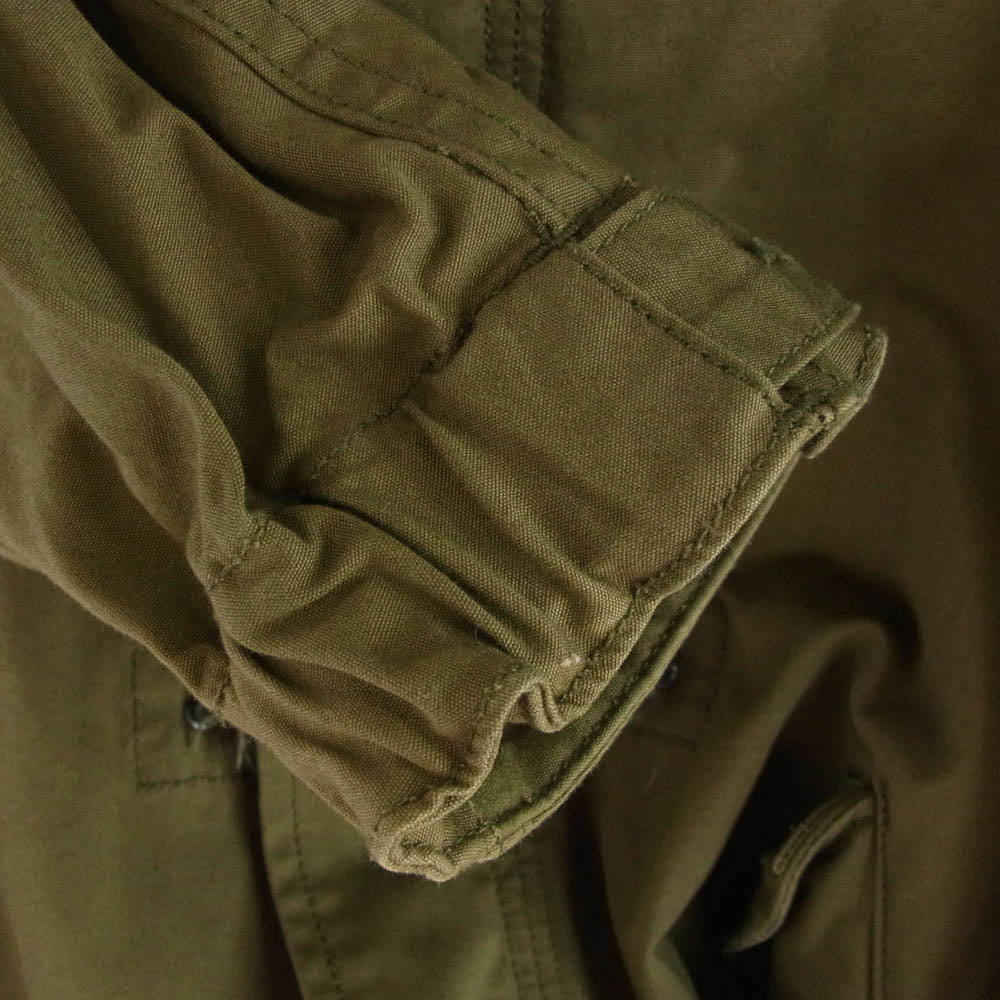 WACKO MARIA ワコマリア 14SS 14SS-MOD-04 GUILTYPARTIES MODS COAT ROCKERS TOKYO モッズ コート ワッペン モスグリーン系 S【中古】