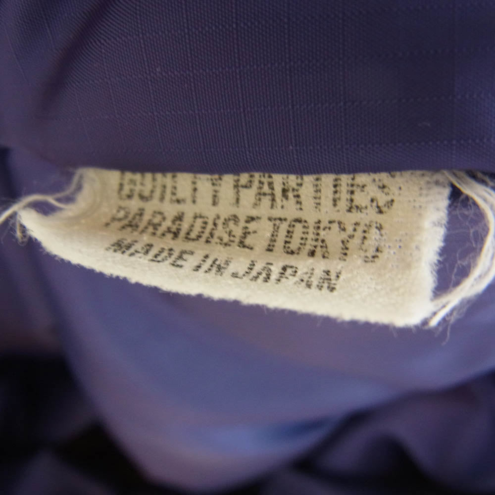 WACKO MARIA ワコマリア GUILTYPARTIES PRIMALOFT JACKET プリマロフト ジャケット 中綿 バックプリント イエロー系 パープル系【中古】