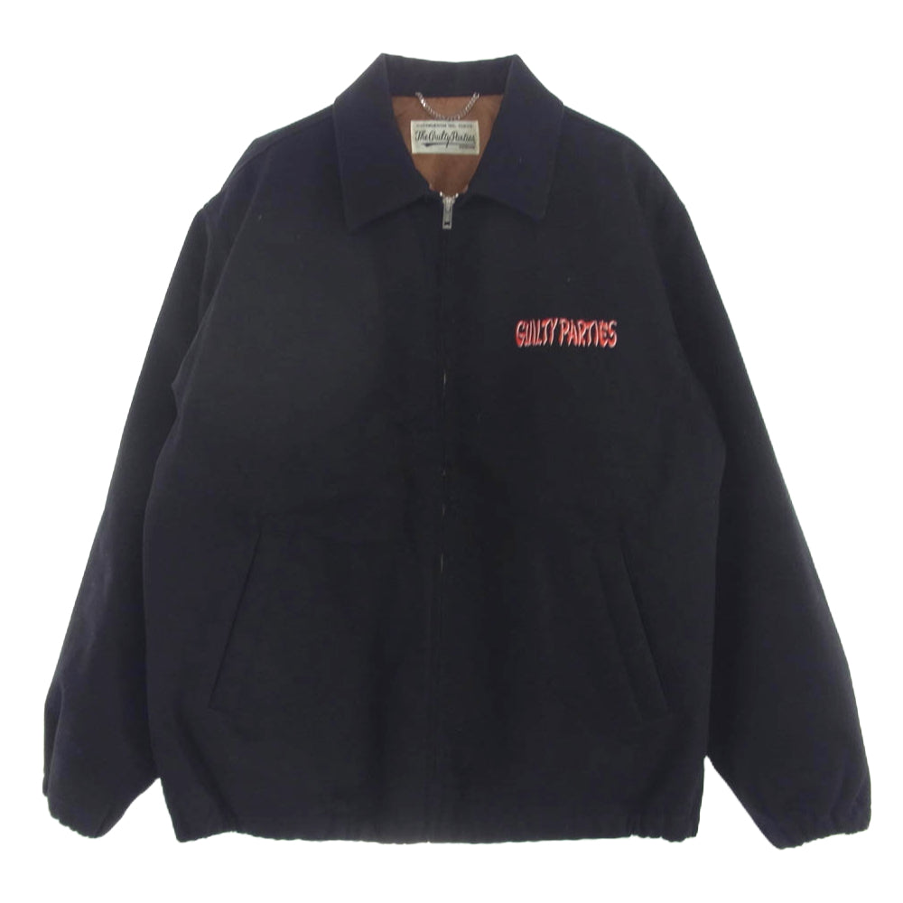 WACKO MARIA ワコマリア 21AW 21FW-WMO-BL24 GUILTYPARTIES 50's JACKET ジップアップ ジャケット ブラック系 M【中古】