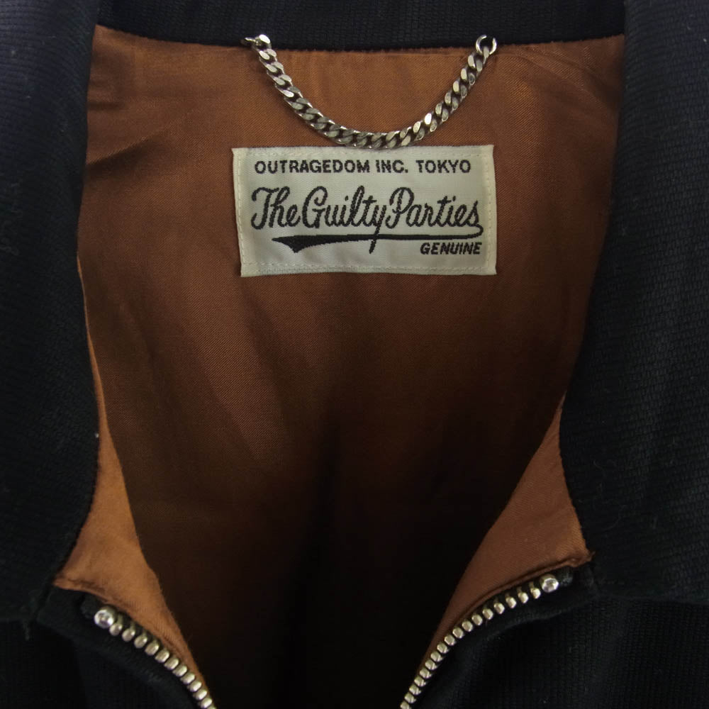 WACKO MARIA ワコマリア 21AW 21FW-WMO-BL24 GUILTYPARTIES 50's JACKET ジップアップ ジャケット ブラック系 M【中古】
