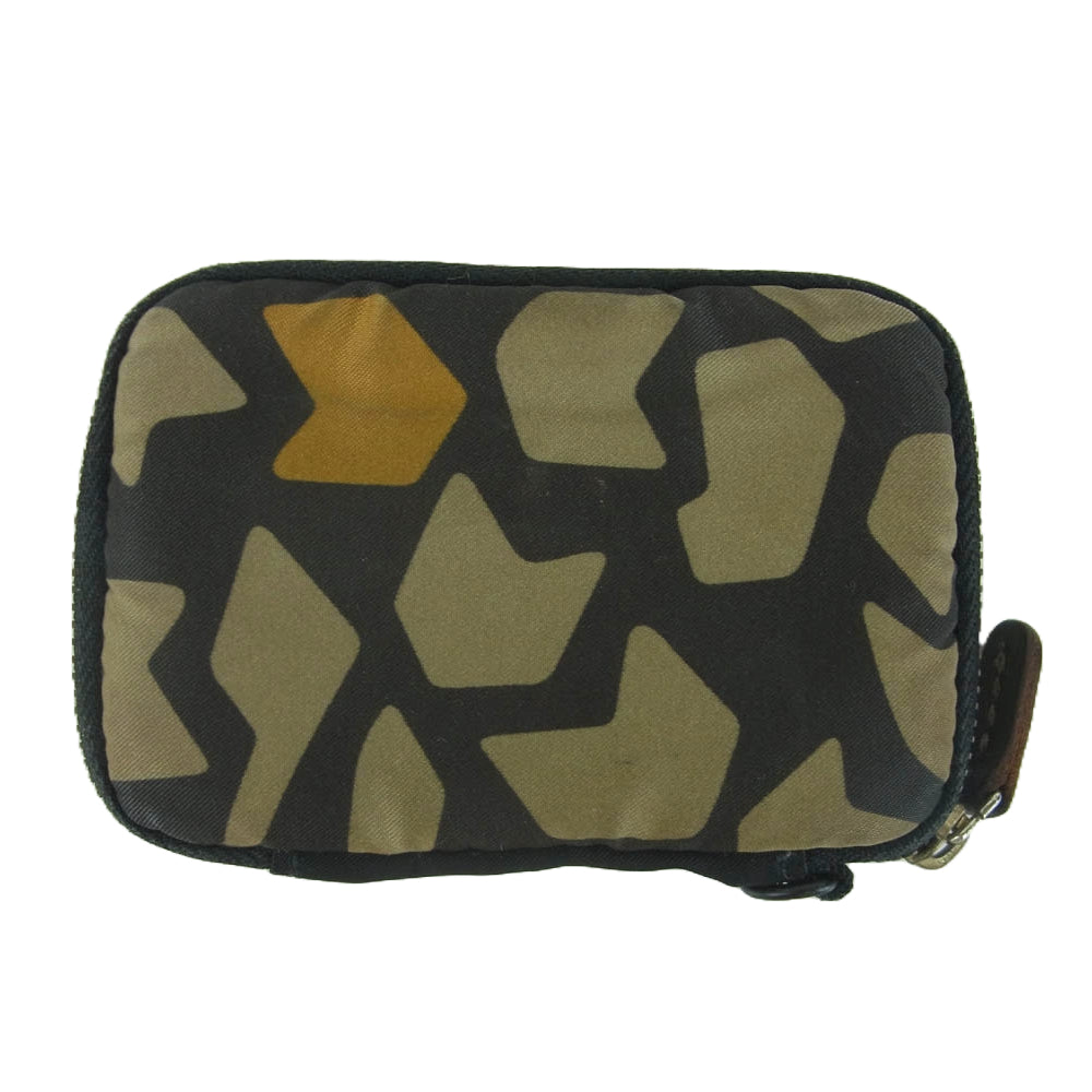 PORTER ポーター MARNI マルニ ジップ コインケース 小銭入れ 日本製 ブラック系 カーキ系【中古】