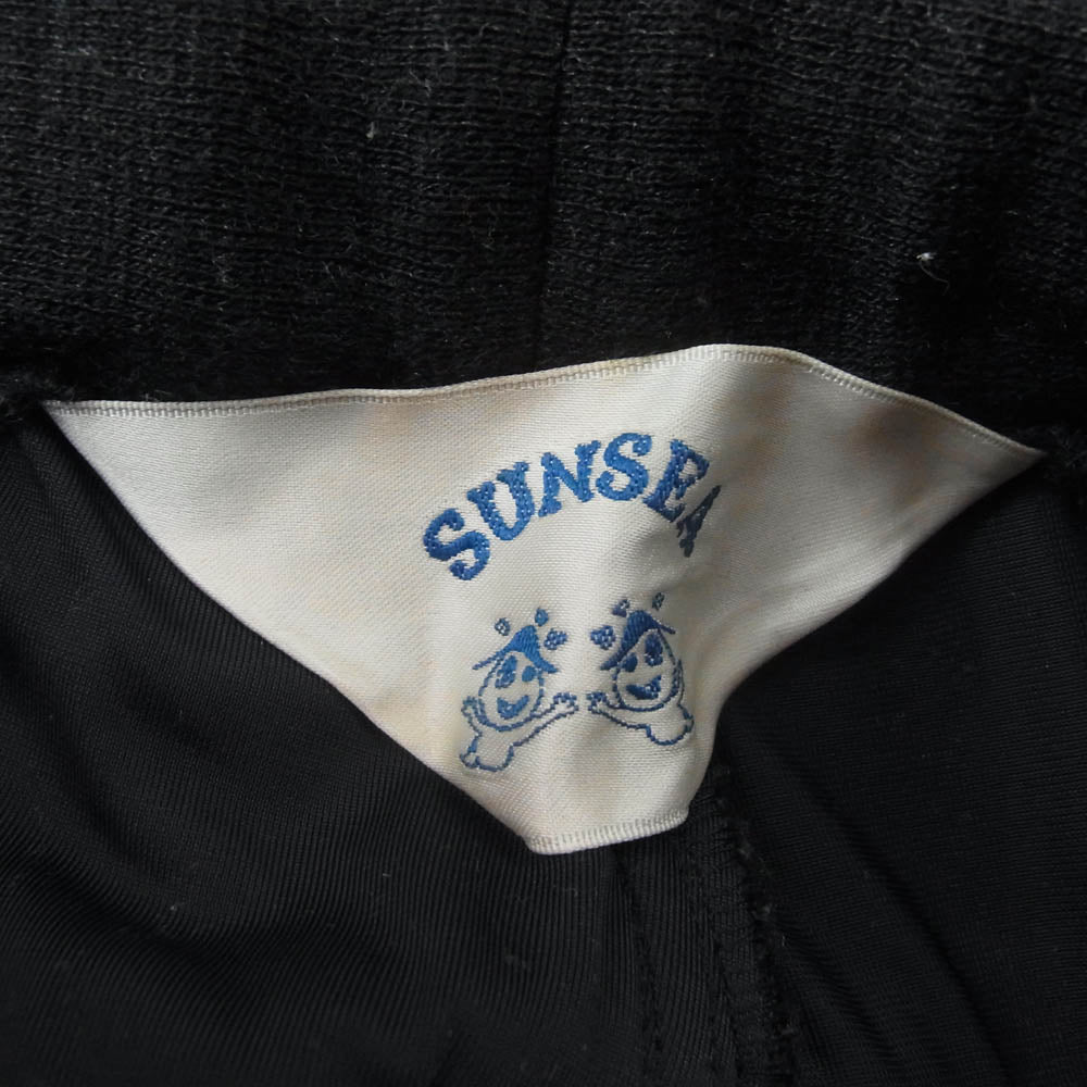 SUNSEA サンシー SNS-14A44 Flea Market Pants フリー マーケット パンツ ウール ジョガー パンツ ブラック系 3【中古】