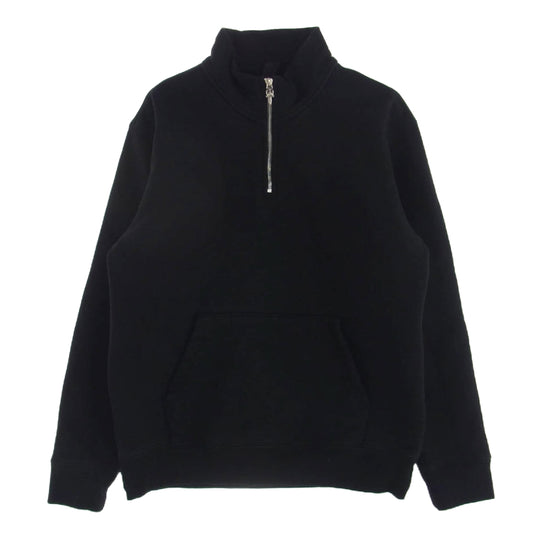 CHROME HEARTS クロムハーツ（原本無） SWTSHRT U SAILIN ON 1/2 ZP ROCKER ARCH BLACK ハーフジップ ダガー 刺繍 スウェット ブラック系 M【中古】