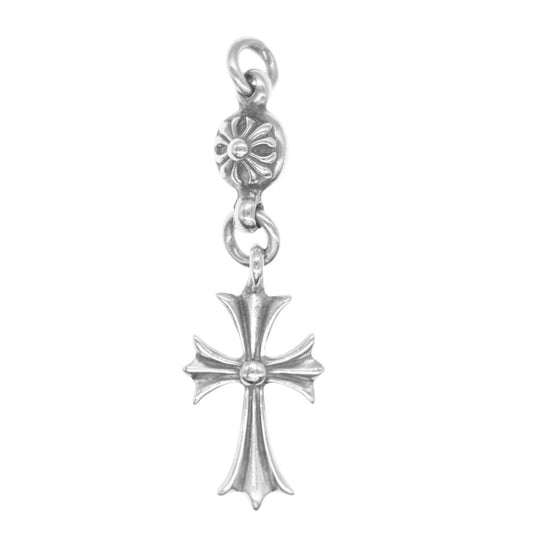 CHROME HEARTS クロムハーツ（原本無） OLD 1B TNY CH CRS オールド 1ボール タイニー CHクロス チャーム ペンダントトップ【中古】