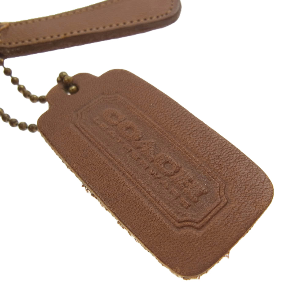 COACH コーチ 158-6936 オールド レザー クラッチ バッグ セカンド バッグ ブラウン系【中古】