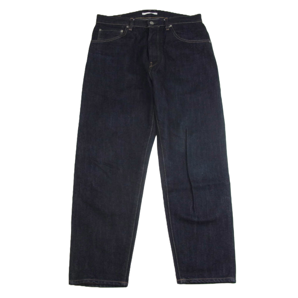 ハツキ HTK-22001 Loose Tapered Denim ルーズ テーパード デニム パンツ インディゴブルー系 4【中古】