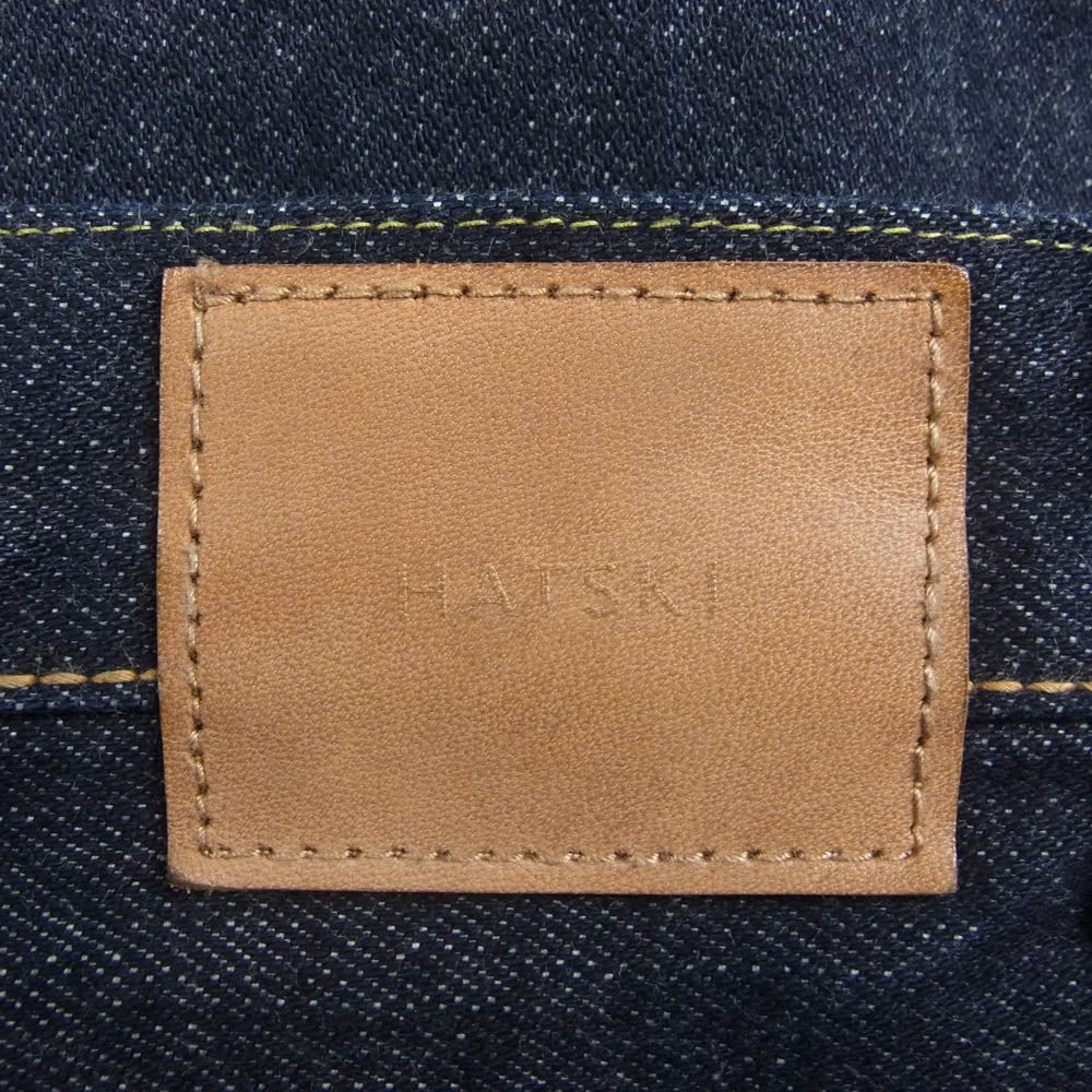 ハツキ HTK-22001 Loose Tapered Denim ルーズ テーパード デニム パンツ インディゴブルー系 4【中古】