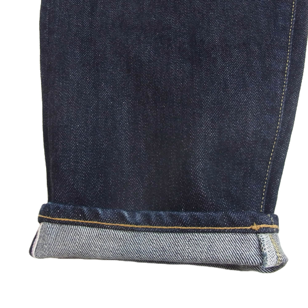 ハツキ HTK-22001 Loose Tapered Denim ルーズ テーパード デニム パンツ インディゴブルー系 4【中古】