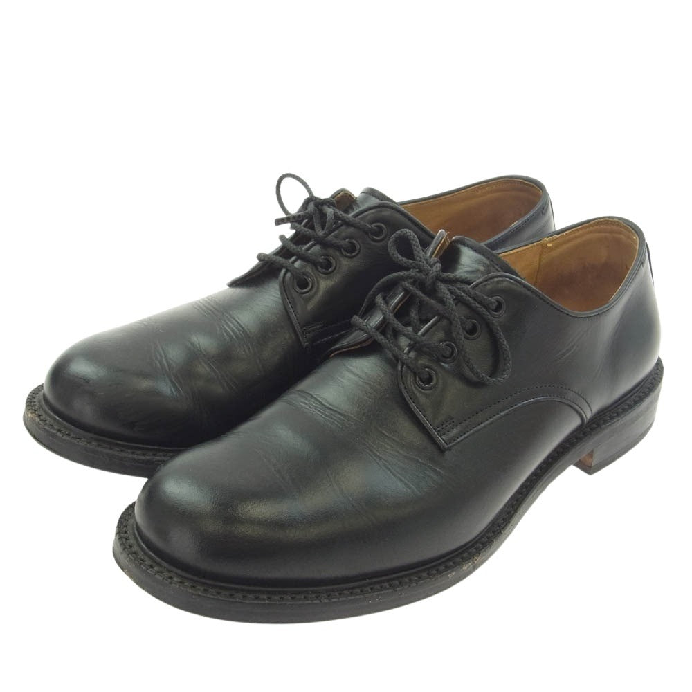 foot the coacher フットザコーチャー HARDER ハーダー レースアップ レザー シューズ ブラック系 9【中古】