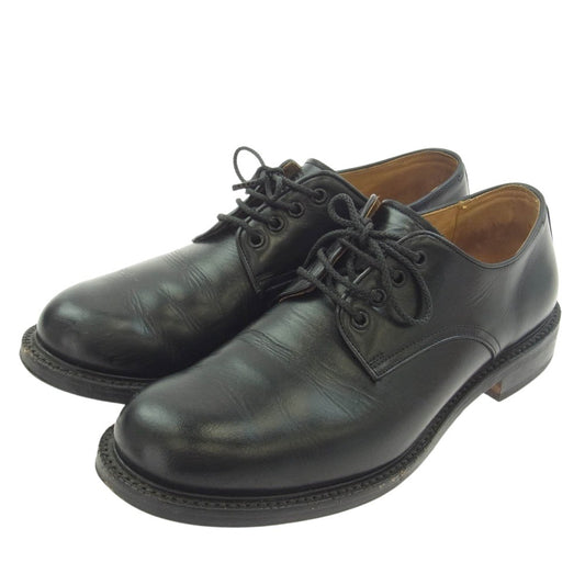 foot the coacher フットザコーチャー HARDER ハーダー レースアップ レザー シューズ ブラック系 9【中古】