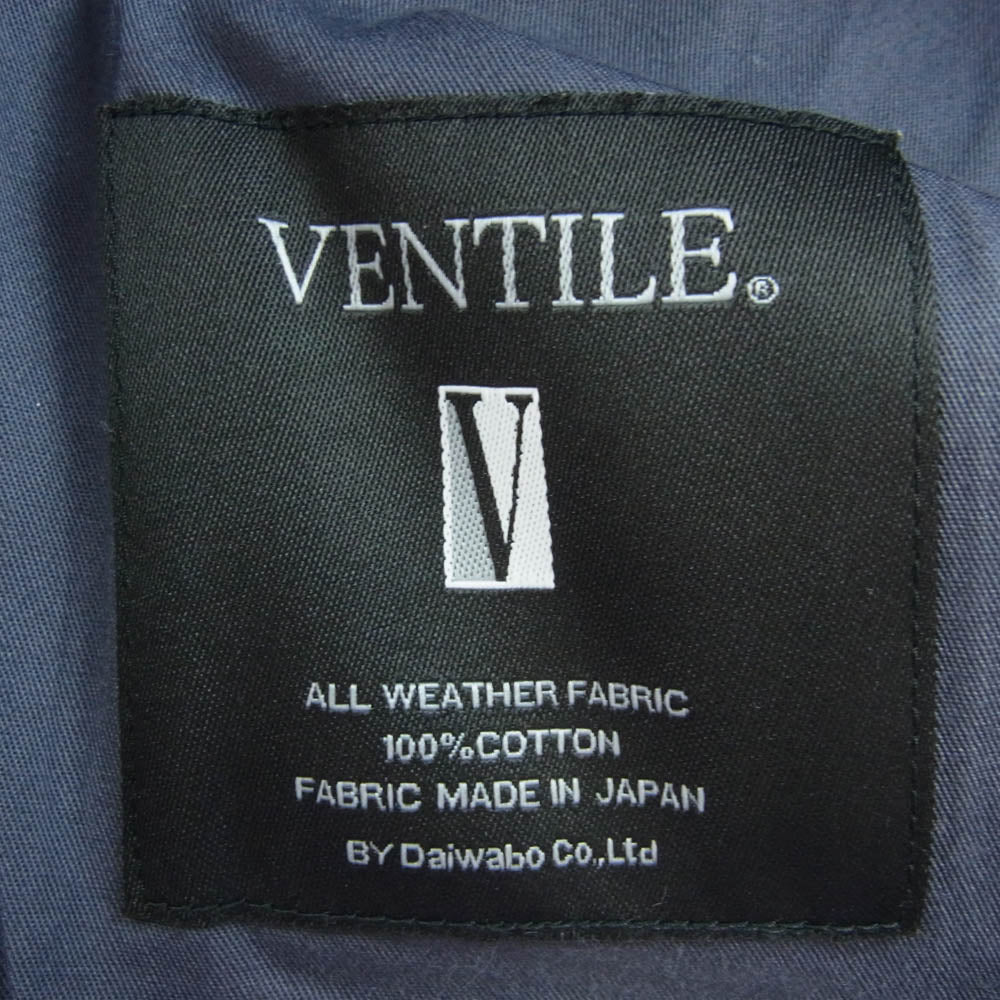 WAIPER ワイパー 21WP83 VENTILE SMOCK PARKA ベンタイル スモック パーカ ミリタリー ジャケット ネイビー系 XL【中古】