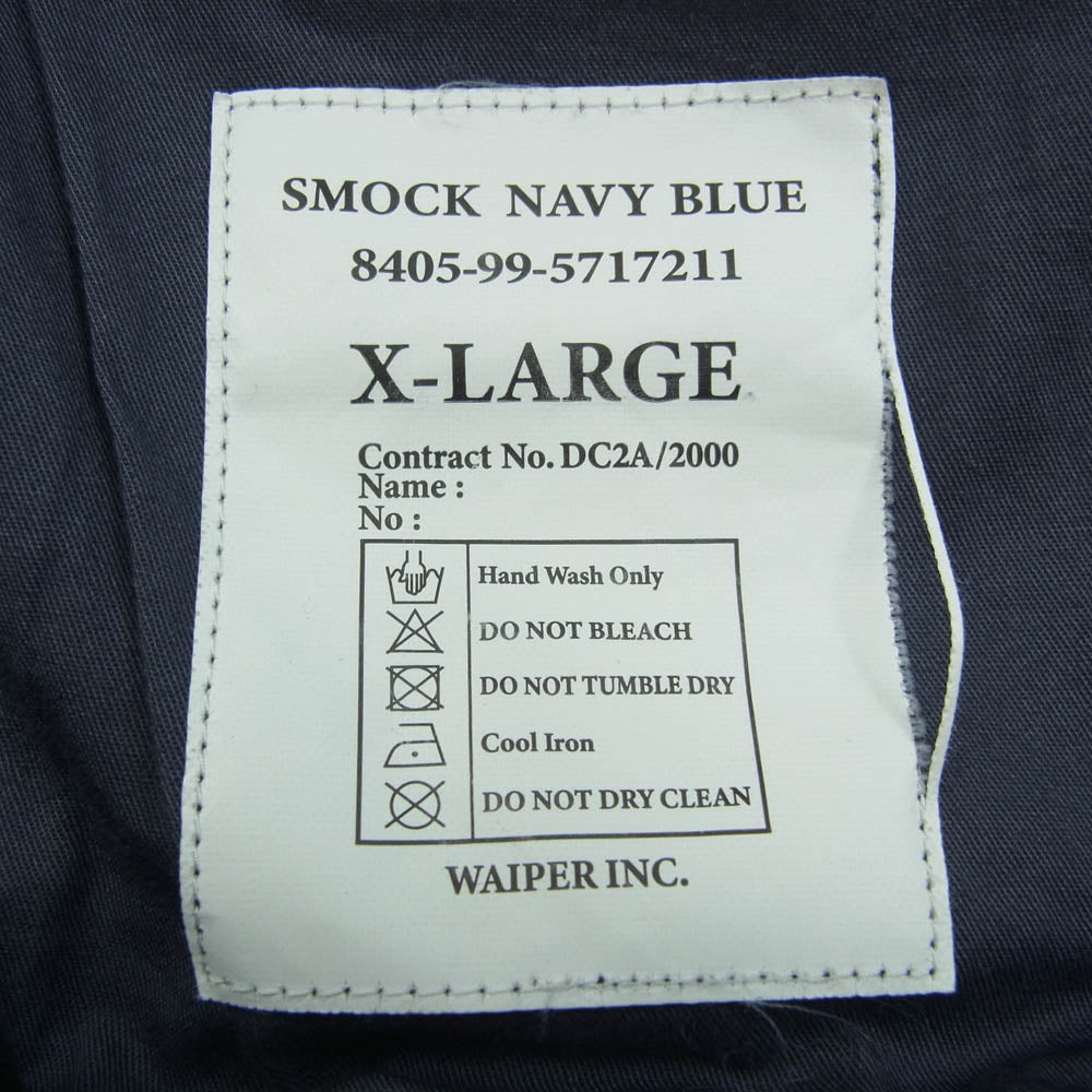 WAIPER ワイパー 21WP83 VENTILE SMOCK PARKA ベンタイル スモック パーカ ミリタリー ジャケット ネイビー系 XL【中古】