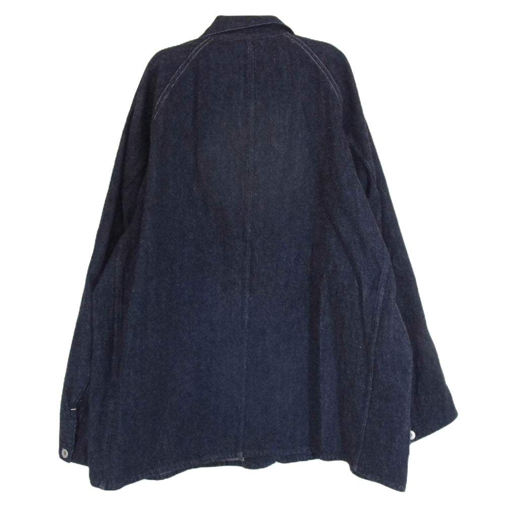 COMOLI コモリ 23SS X01-01002 デニム カバーオール ワーク シャツ