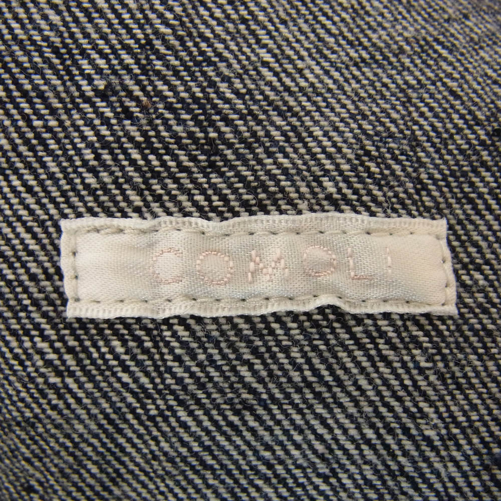 COMOLI コモリ 23SS X01-01002 デニム カバーオール ワーク シャツ