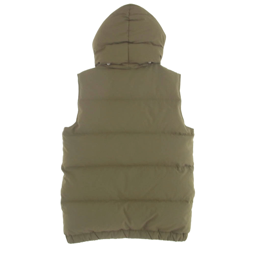 マウンテンイクィップメント Retro Lightline Vest レトロ ライトライン ダウン ベスト カーキ系 ベージュ系 M【中古】